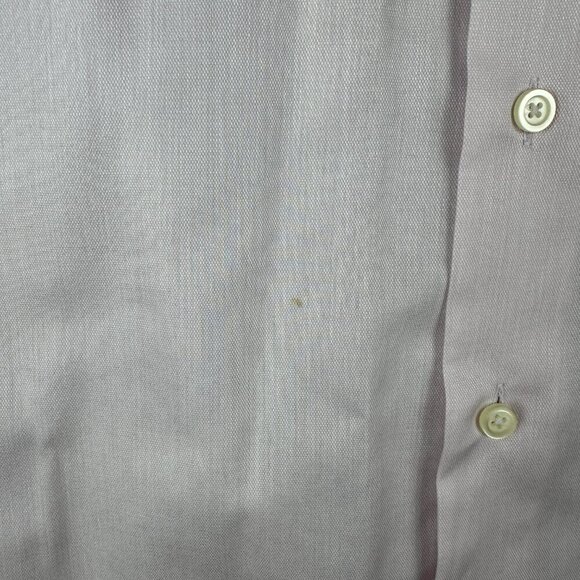 Joseph & Feiss Dress Shirt Men's18.5 36/37 Light Pink, Long Sleeve, Button Up - Picture 13 of 16
